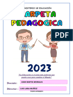Carpeta Pedagógica 2023 Juan Mayta - Primaria