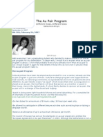  Au Pair Program