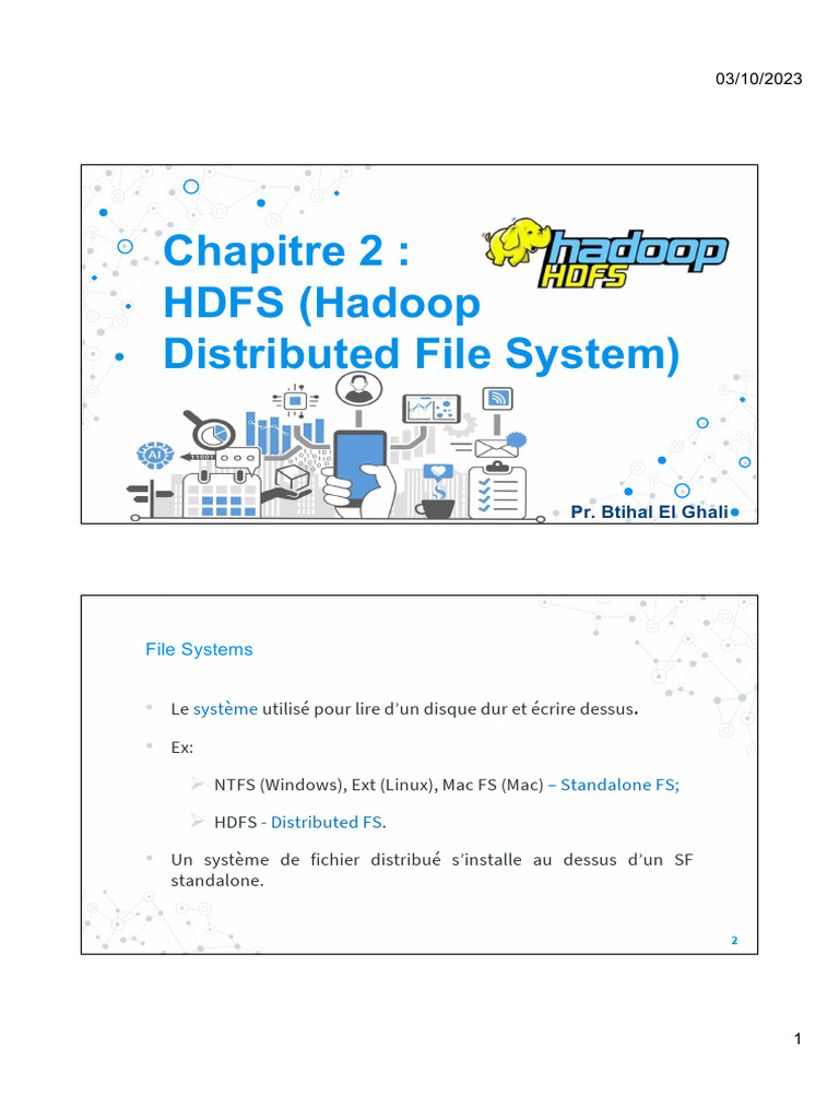 Introduction à HDFS et son fonctionnement | PDF | Apache Hadoop ...