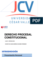 Clase 1 - Derecho Procesal Constitucional