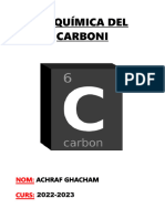 Treball Sobre La Química Del Carboni
