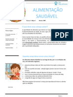 Alimentaçao Saudavel Resumo