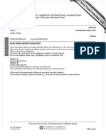 University of Cambridge International Examinations General Certificate of Education Advanced Level