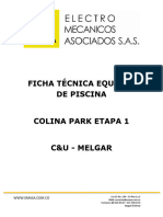 Manuales Equispos Piscina Cyu - Colina Park