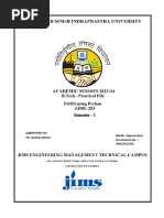 FODS Using Python Practical File