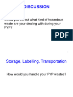 L3 Labeling, Storage, Transportation