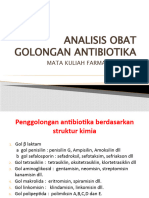 Analisis Obat Golongan Antibiotika