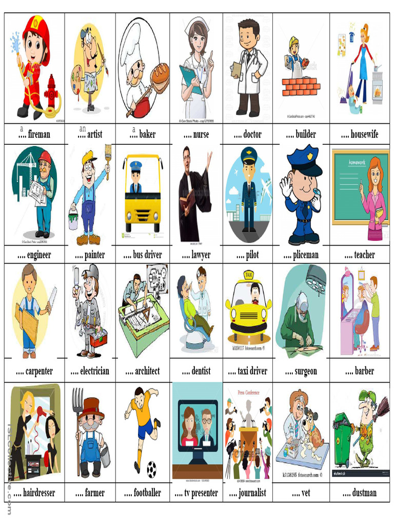 Job Lists for Basic Occupations | PDF