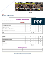 End Term Feedback - Data Analytics