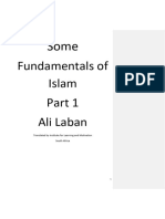 Some Fundamentals of Islam Part 1