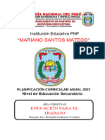 Programación Anual de 3° 2023