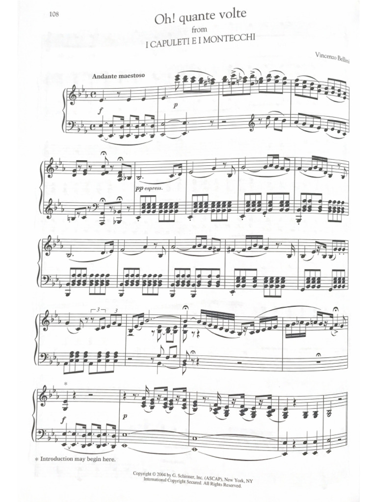 Oh! Quante Volte PDF