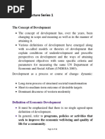 Lecture 1 Notes CMD 401 Development of Society