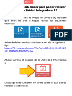 Qué Necesito para La Actividad en Linea Instrucciones
