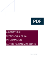 Modulo Tecnologia de La Información