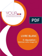 Livre Blanc Sur Le Réputation Par YOUR... La Junior Entreprise de lISC Paris1