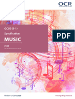 Specification Accredited Gcse Music j536