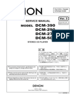 Denon DCM 27 Service Manual