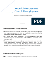 Macroeconomic Measurements: CPI and Unemployment