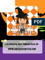 Recetas de Halloween de Anita Cocinitas