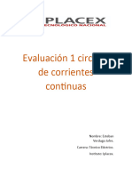 Evaluación 1 Circuito de Corrientes Continuas