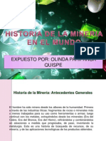 Historia de La Mineria