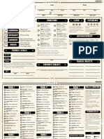 Hogwarts RPG Fillable Character Sheet