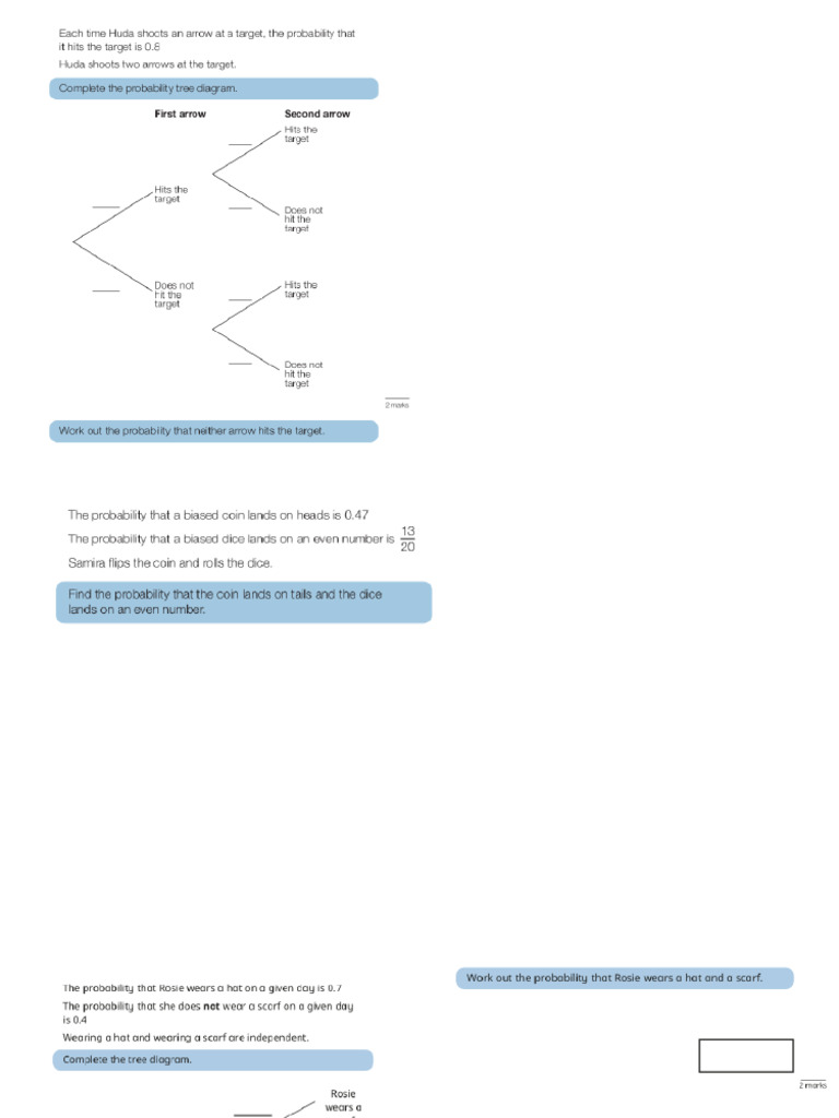 Probability and Set Theory Test | PDF