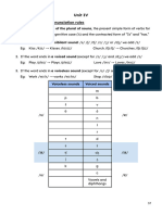 Inflectional Suffix Formation