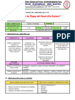 Sesión de Ciencia y Tecnologia 1 A - Etapas Del Desarrollo Humano