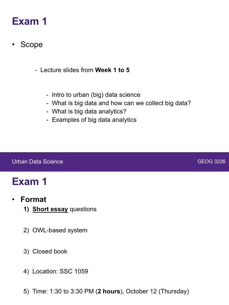 Lecture 4 - Overview of Big Data Analytics - GEOG 3226 - 2023 | PDF ...