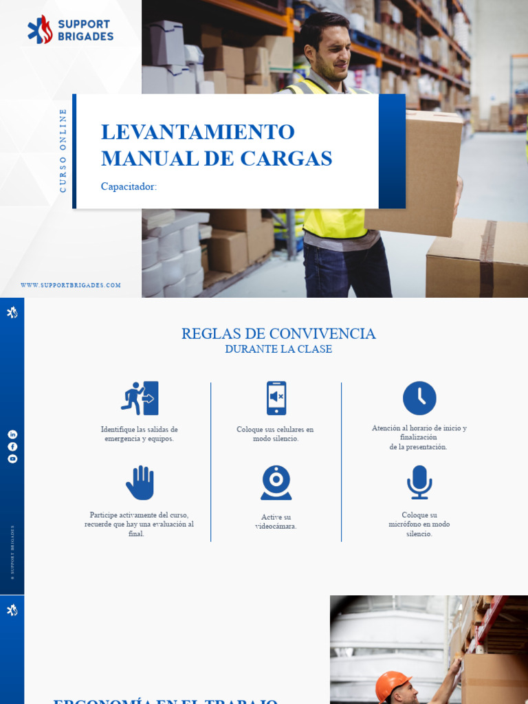 Levantamiento Manual de Cargas Support Brigades 2023 PDF