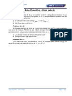 2 Prob. Resueltos de Calor Especifico y Calor Latente PDF