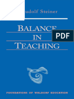 Balance in Teaching