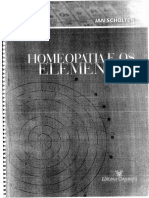 SCHOLTEN - Homeopatia e Os Elementos