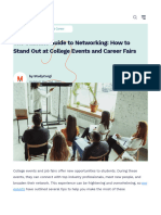 A Student's Guide To Networking Events - How To Prepare, Stand Out, and Follow Up - Blog