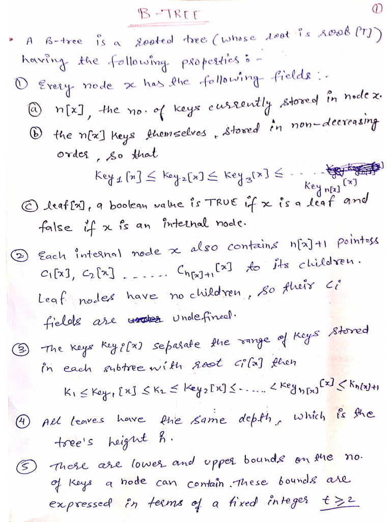 B Tree | PDF