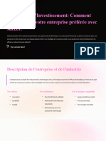 Proposition Dinvestissement Comment Investir Dans Votre Entreprise Preferee Avec Succes