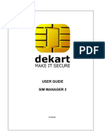 Dekart SIM Manager User Guide