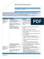 FCC - Planificación Unidad 1 - 2do Grado