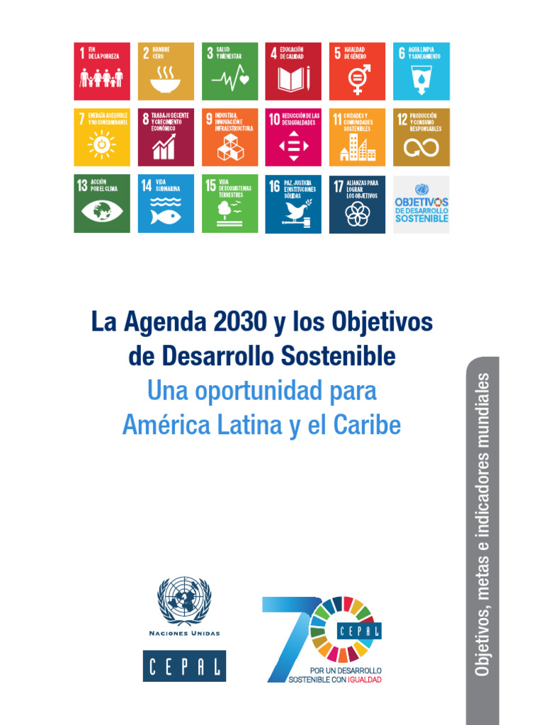 La Agenda 2030 y Los Objetivos de Desarrollo Sostenible Una Oportunidad ...