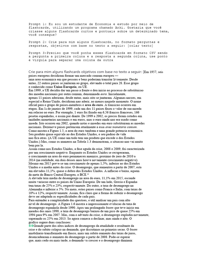 Script Flash Cards - Chat GPT | PDF | Política