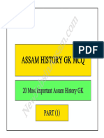 Assam History GK PDF Part 1