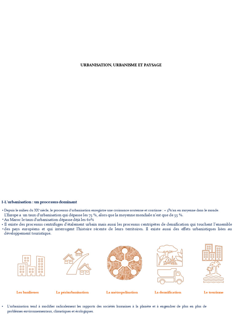 Urbanisation et Impact Paysager | PDF | Paysage | Urbanisme