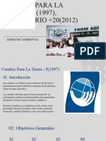 Cumbre para La Tierra +5 (1997), Cumbre Rio +20 (2012)