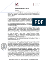 Resolución de Consejo Universitario #0096-2023 Dispone La Entrada en Vigencia Del Nuevo ROF Aprobado Con RCU #0306-2022