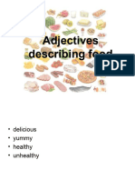 Adjectives Describing Food Warmers Coolers