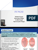 Fungsi: Definisi Fungsi Jenis-Jenis Fungsi Grafik Fungsi Operasi Pada Fungsi