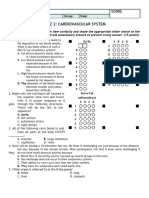 Science 9 1st Quiz 2 Cardiovascular System With Evalbee