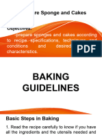 Baking Guidelines